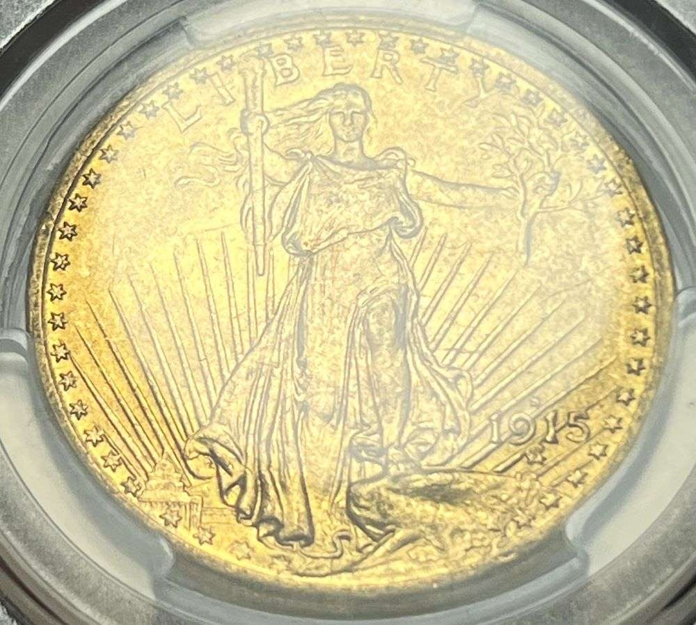 1915-S Gold $20 Saint Gaudens PCGS MS63: Winner shall receive the exact coin shown here. (EP/UBRB)