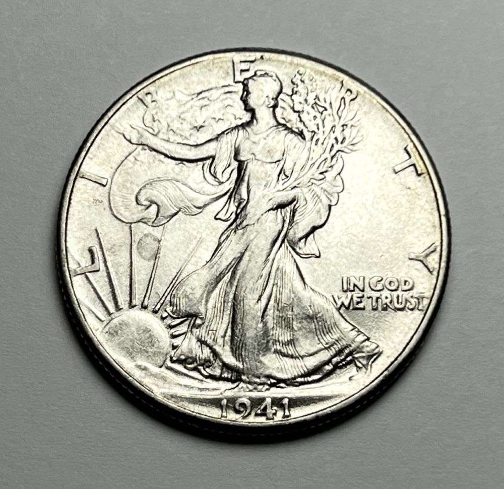 1941 Walking Liberty Silver Half Dollar MS62 (1 of 2)