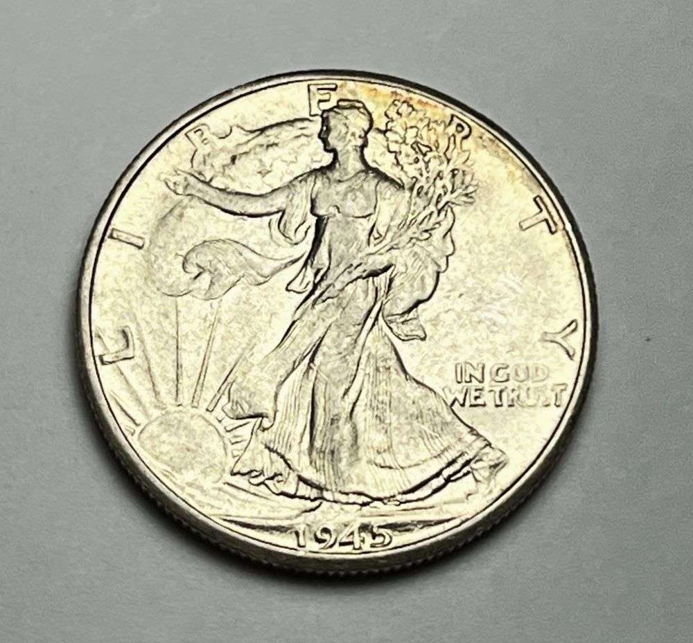 1945-D Walking Liberty Silver Half Dollar MS63 (1 of 2)