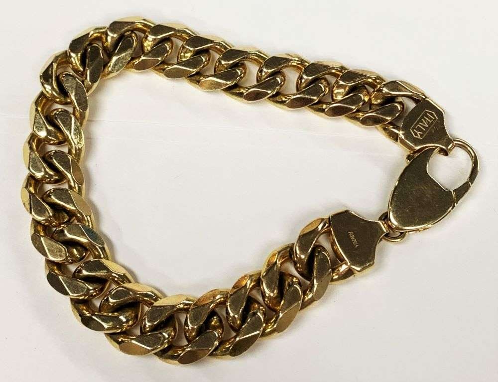 Last Minute! 14k Gold Bracelet 90.6 Grams (1 of 6)