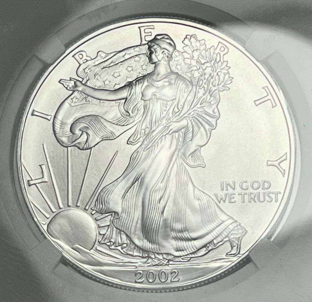 2002 American Silver Eagle NGC MS70 (1 of 4)
