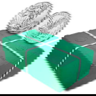 Mint Sealed Strapped 2023 American Silver Eagle Monster Box (500-coins): Please allow 2-4 weeks for delivery. Winner shall receive (1) monster box with (500) 2023 American Silver Eagles. The images shown here are stock images.
