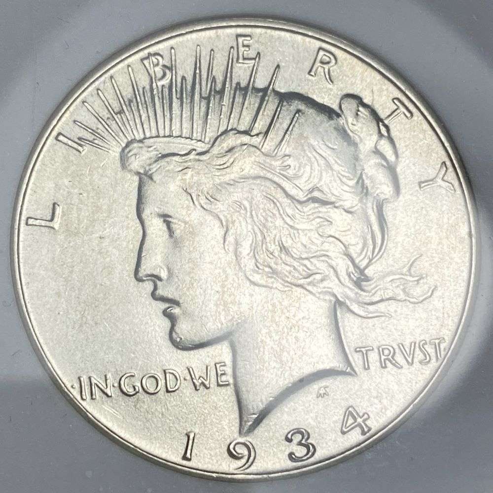 1934 Peace Silver Dollar MS64 (1 of 4)