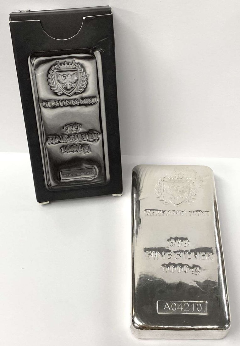 Germania Mint 1000g .999 Silver Bar (1 of 6)