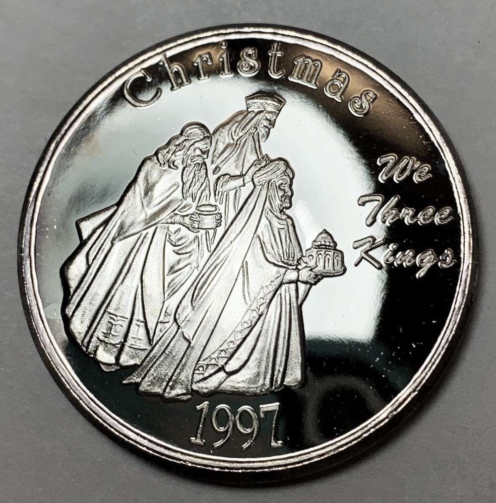 1997 Christmas "We Three Kings" 1 ozt .999 Silver (1 of 3)