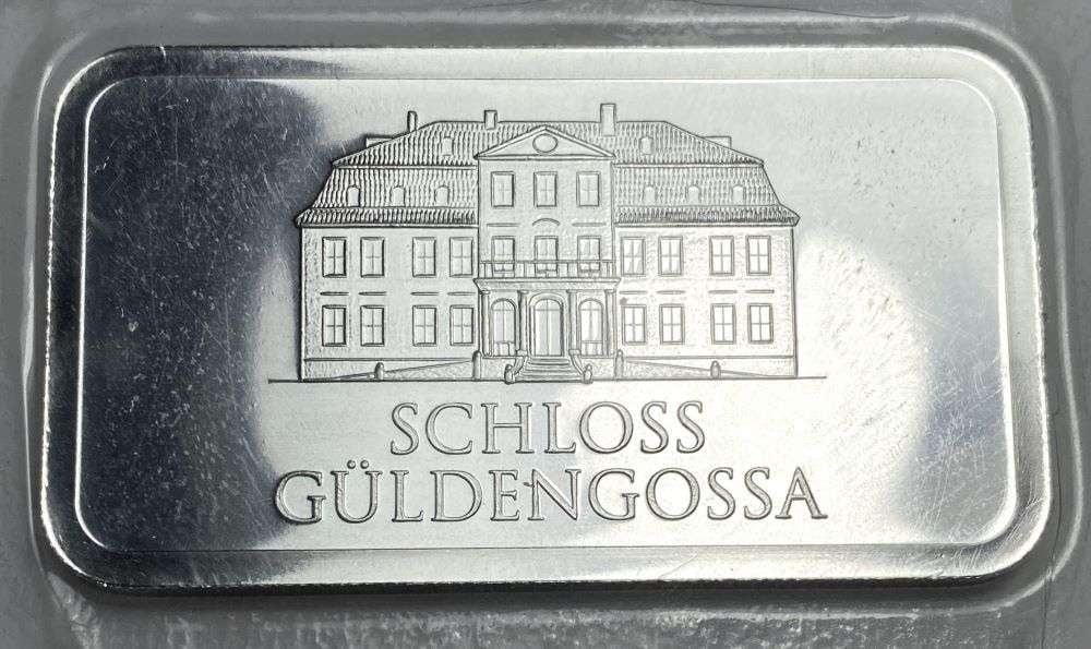 Geiger Edelmetalle 50g .999 Silver Bar: Winner shall receive the exact bar shown here. (RR/B)