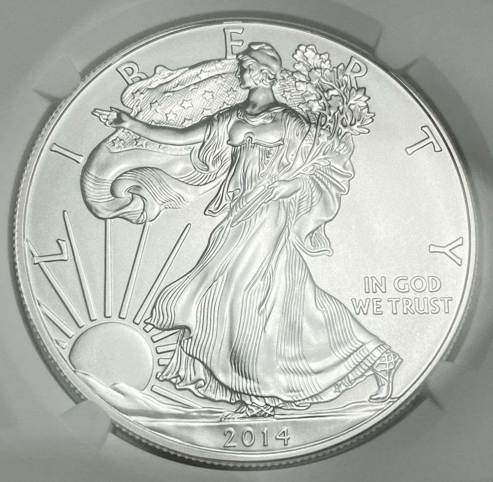 2014(W) American Silver Eagle NGC MS70 Early Releases (1 of 4)