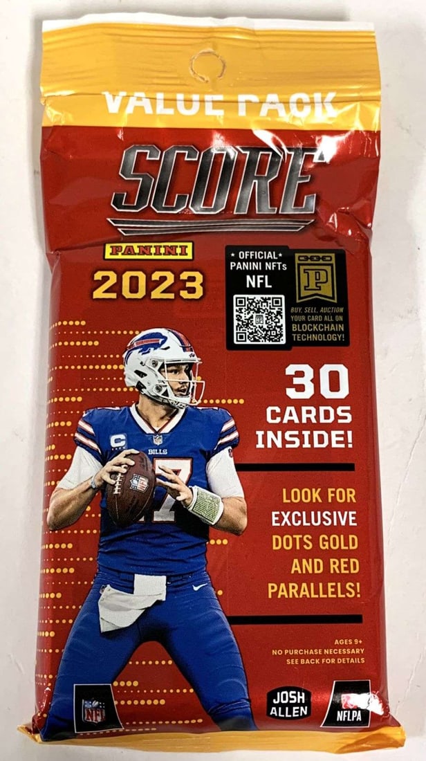 Sealed 2023 NFL Panini Josh Allen Playing Cards (30-cards) (1 of 7)