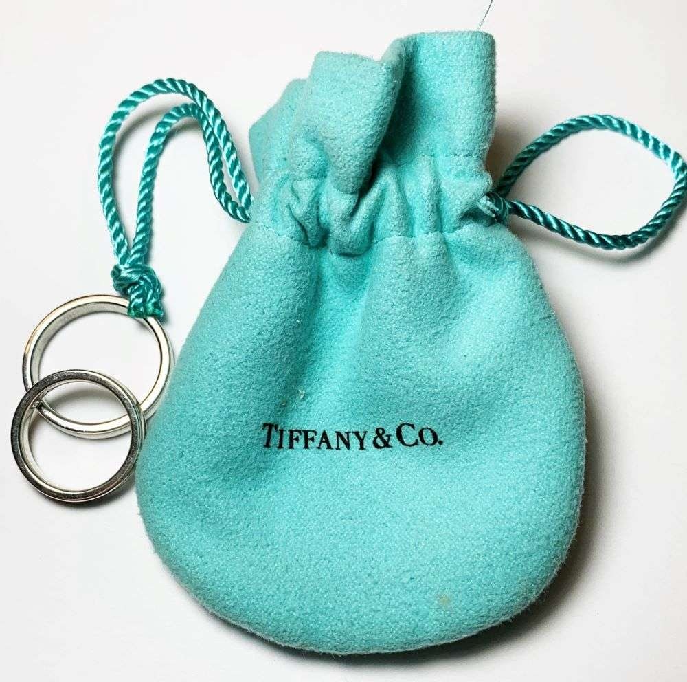 (2) Tiffany & Co. 1837 Narrow Band Rings .925 Sterling Silver (1 of 10)