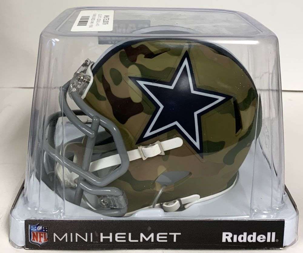 NFL Mini Helmet Riddell Signed And Autographed By Ezekiel Elliot (1 of 7)
