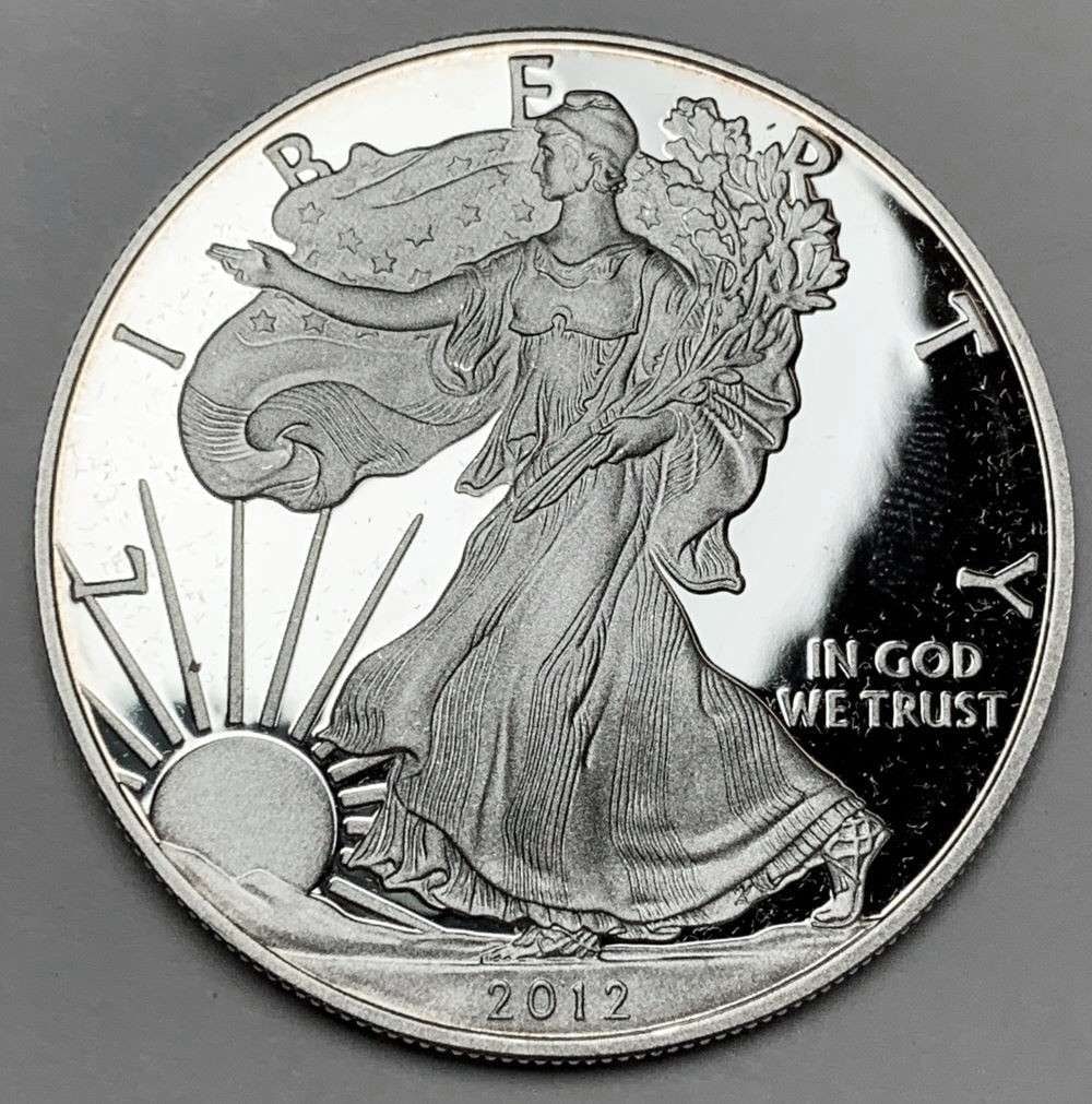 2012-S American Silver Eagle PF69 Ultra Cameo (1 of 2)