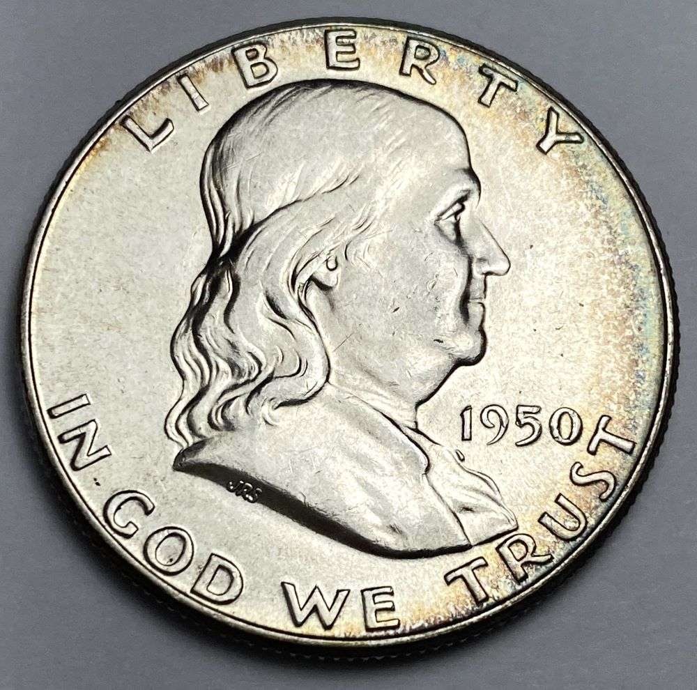 1950 Franklin Silver Half Dollar MS63 (1 of 2)