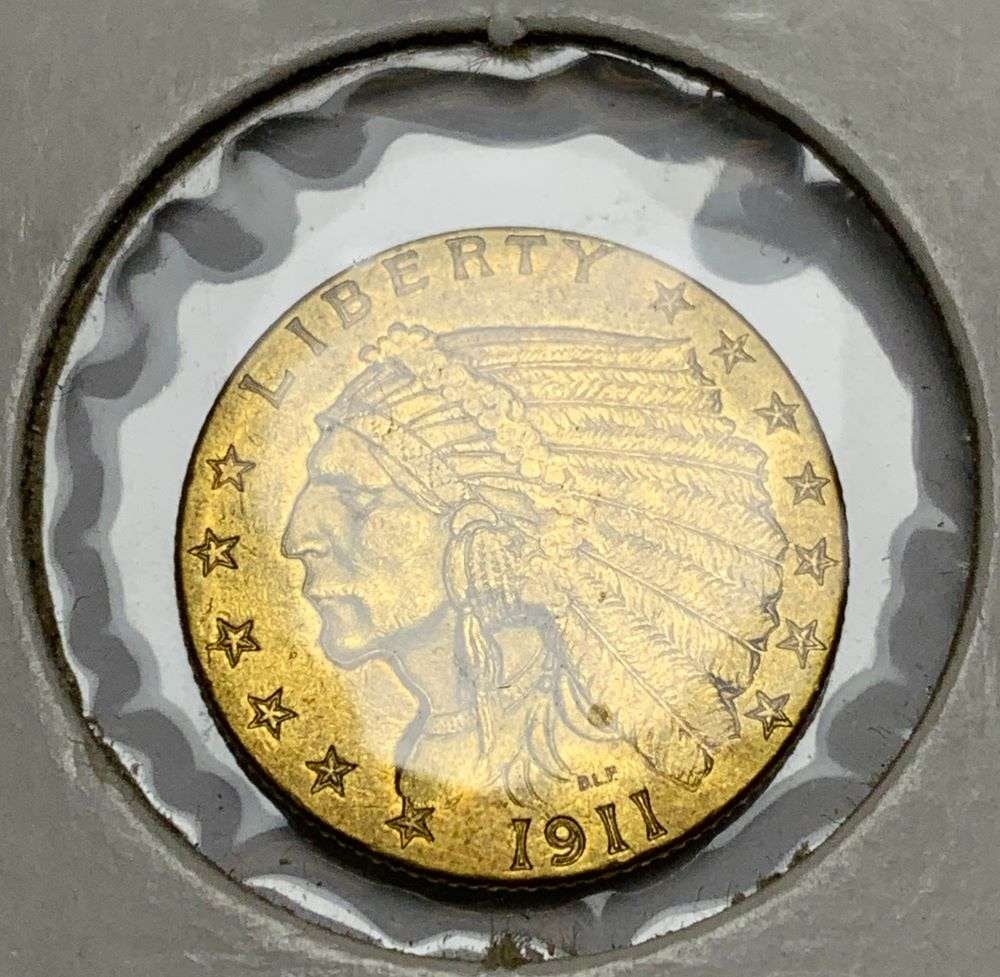 Last Minute! 1911 Gold $2.50 Indian Head MS62 (1 of 3)