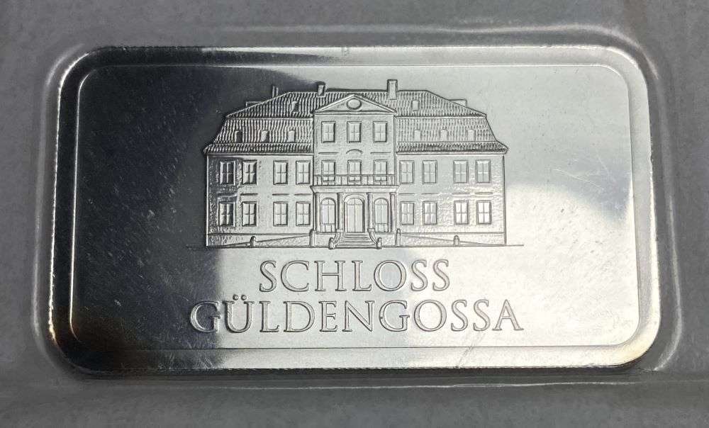 Geiger Edelmetalle 50g .999 Silver Bar: Winner shall receive the exact bar shown here. (RR/B)