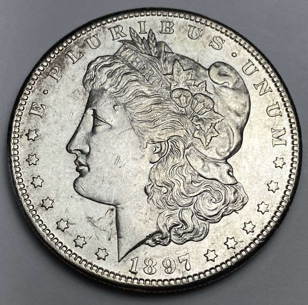 1897-S Morgan Silver Dollar MS63 (1 of 2)