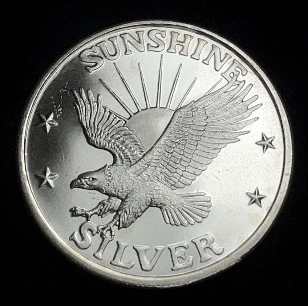 Sunshine Mining Eagle 1 ozt .999 Silver (1 of 2)