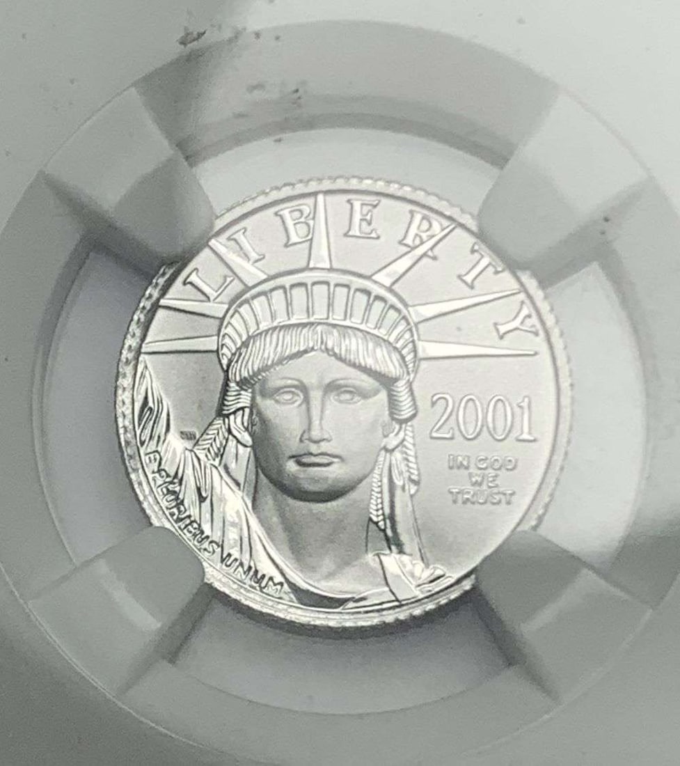 2001 American Eagle .9995 Platinum $10 NGC MS70 (1 of 4)