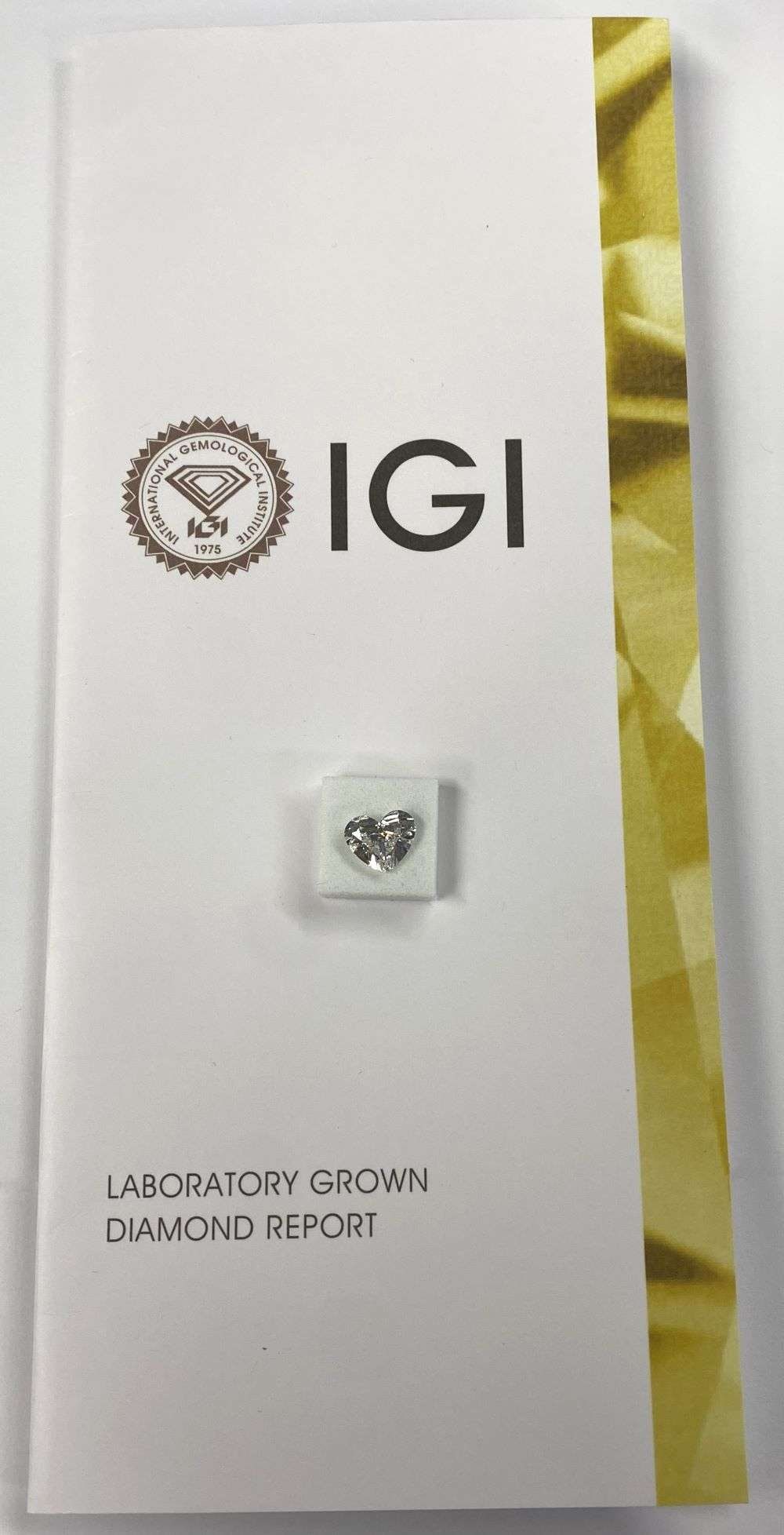 Last Minute! Valentine's Day White Certified 3.00 Carat Heart Diamond "F" Color, "SI1" Clarity IGI (1 of 11)