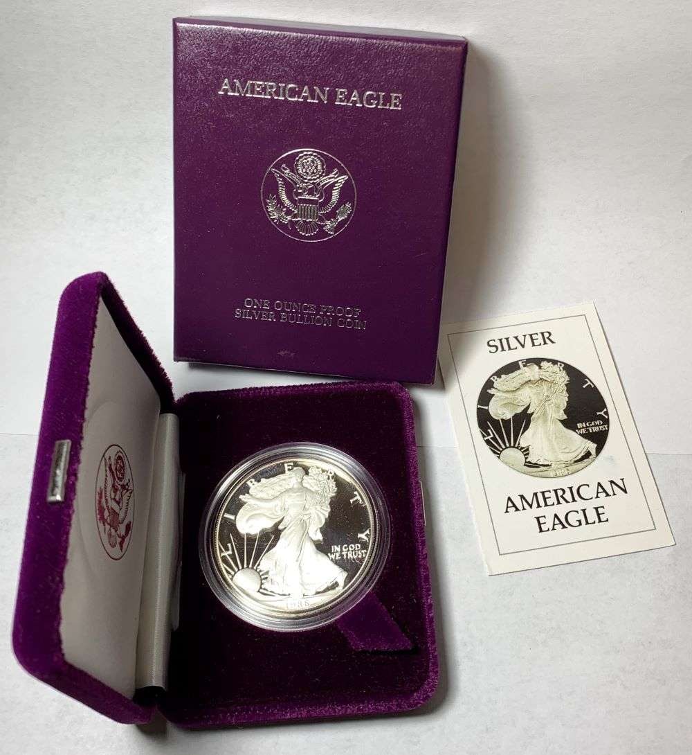 1986-S Proof American Silver Eagle OGP (1 of 4)