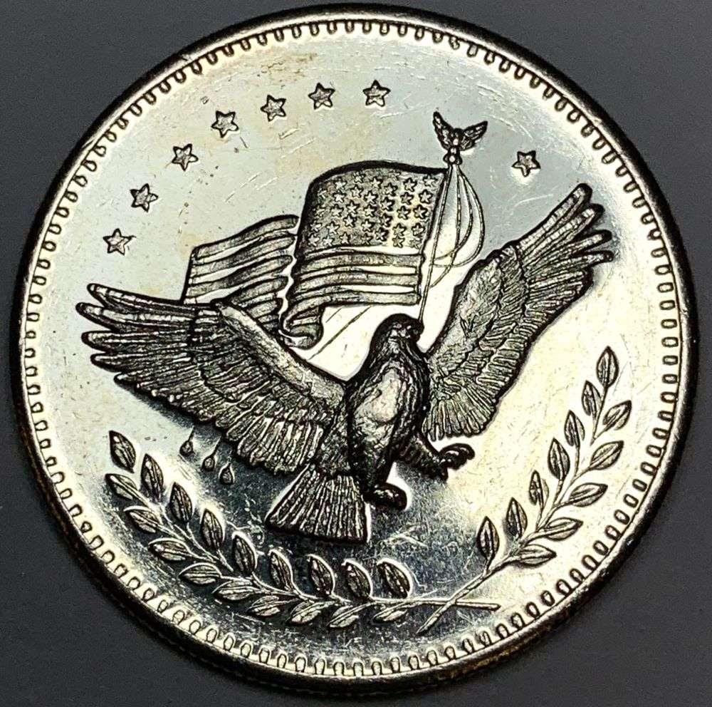 American Flag Eagle 1 ozt .999 Silver The International Silver Trade Unit (1 of 2)