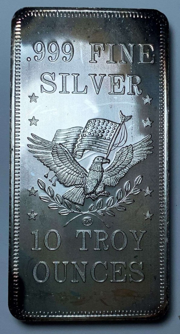 APM American Flag Eagle 10 ozt .999 Silver (1 of 3)