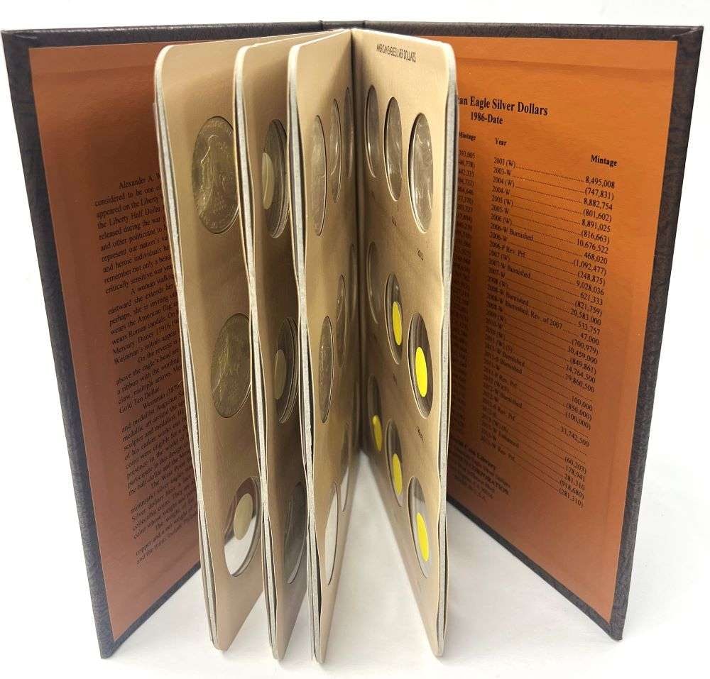 (24-coins) 1986-2016 American Silver Eagle Album High Grade MS69+ (1 of 14)