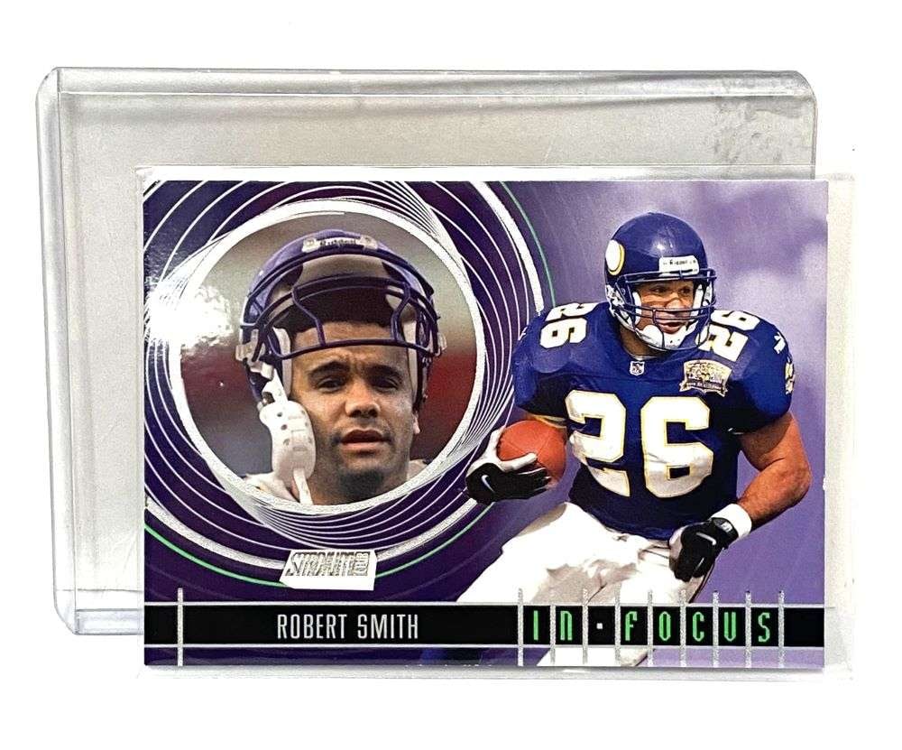 2001 Topps NFL Robert Smith Minnesota Vikings Card: Winner shall receive the exact item shown here. (CD)