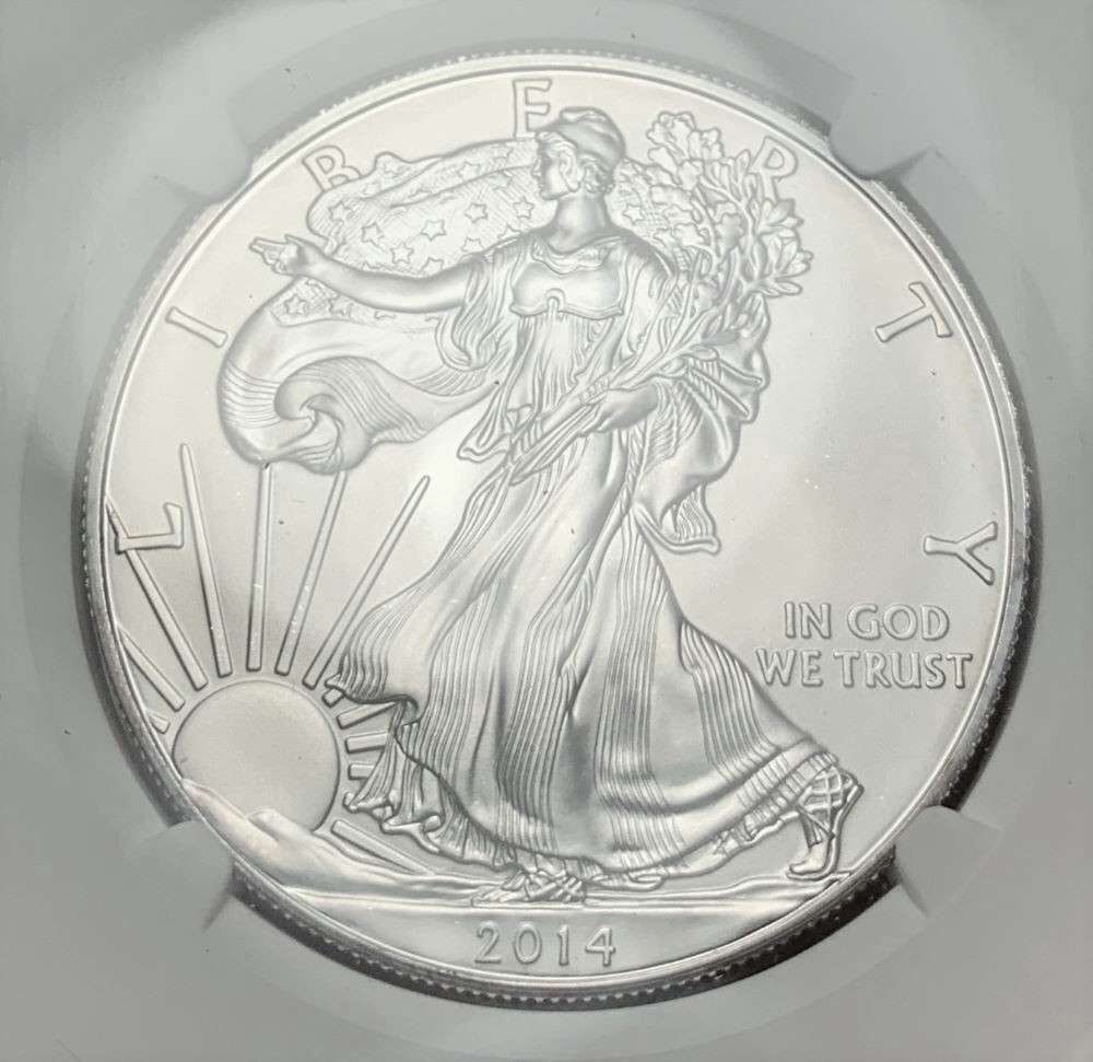 2014(S) American Silver Eagle NGC MS69 Early Releases (1 of 4)