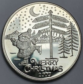 2003 Merry Christmas "For Someone Special" Proof 1 ozt .999 Silver