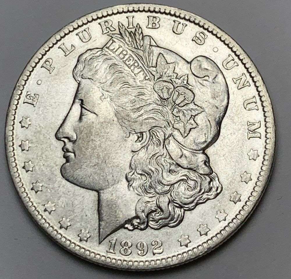 Rare 1892-O Morgan Silver Dollar AU50 (1 of 2)