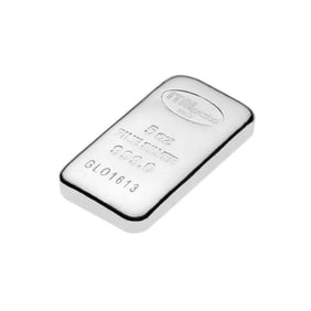 (20) Italpreziosi 5 ozt .999 Silver Bar