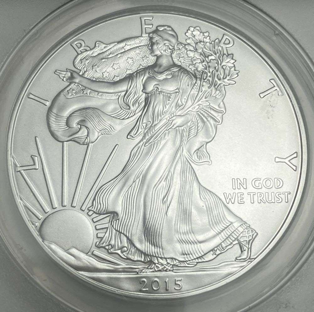 2015 American Silver Eagle ANACS MS70 First Day Of Issue (1 of 4)