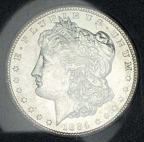 1884-CC Morgan Silver Dollar GSA MS64