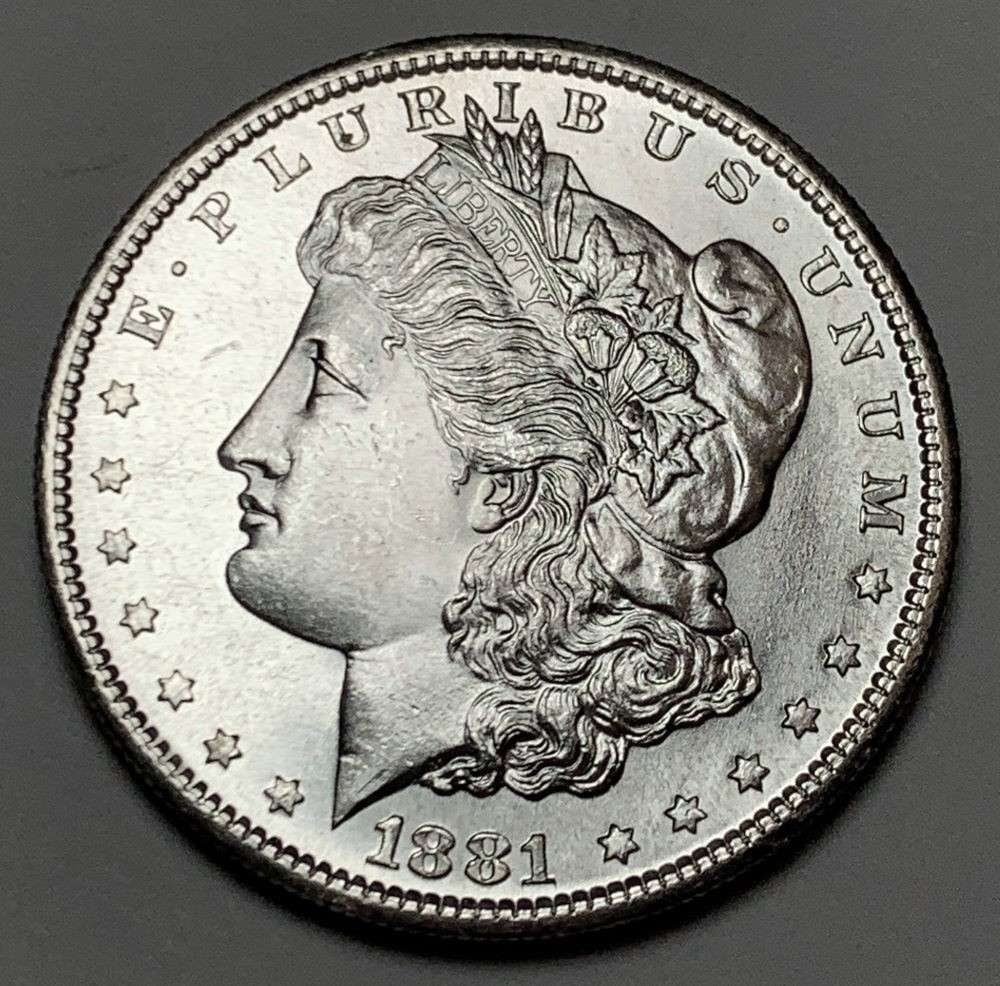 1881-S Morgan Silver Dollar MS65 (1 of 2)