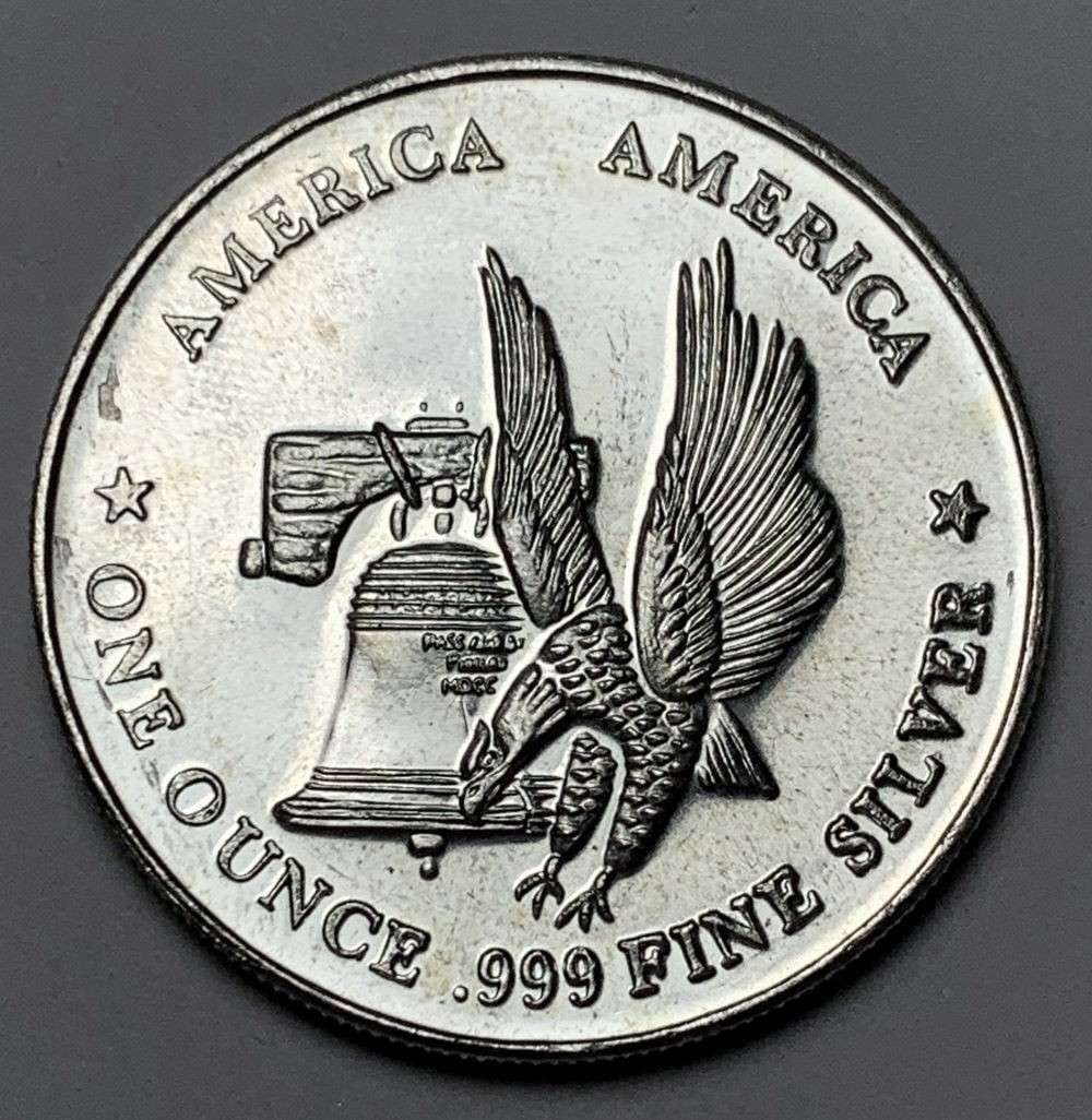 America America The International Silver Trade Unit 1 ozt .999 Silver (1 of 2)