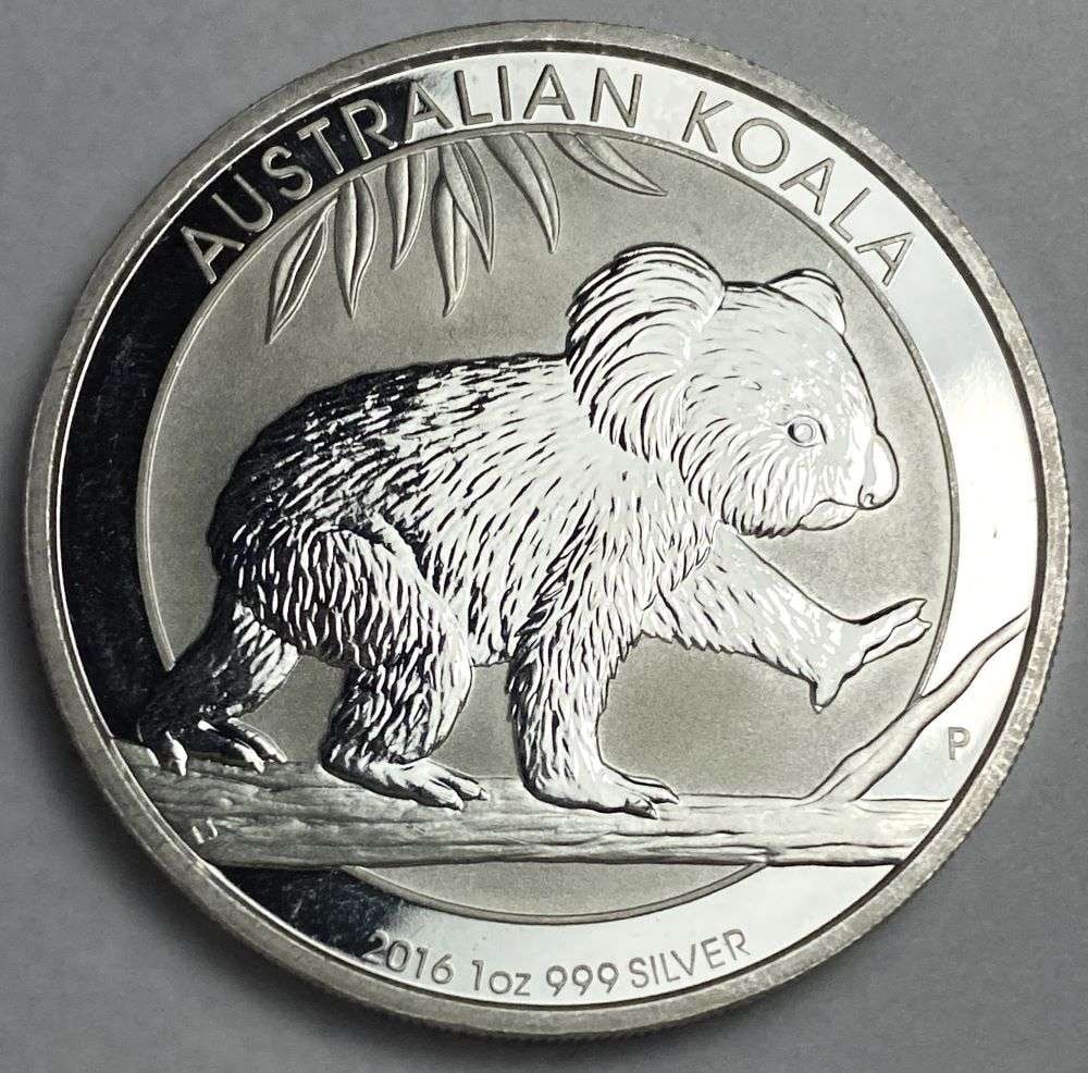 2016-P Australia Koala 1 ozt .999 Silver Dollar (1 of 2)