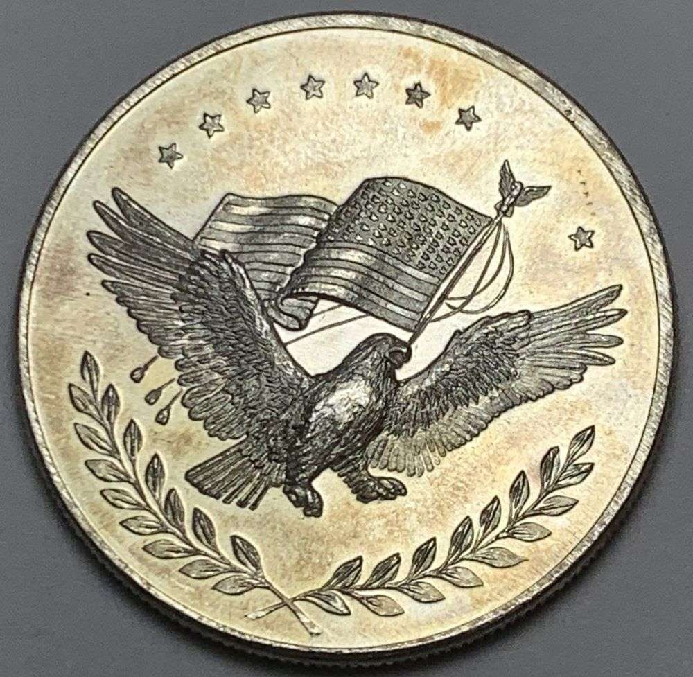 American Flag Eagle 1 ozt .999 Silver Trade Unit (1 of 2)