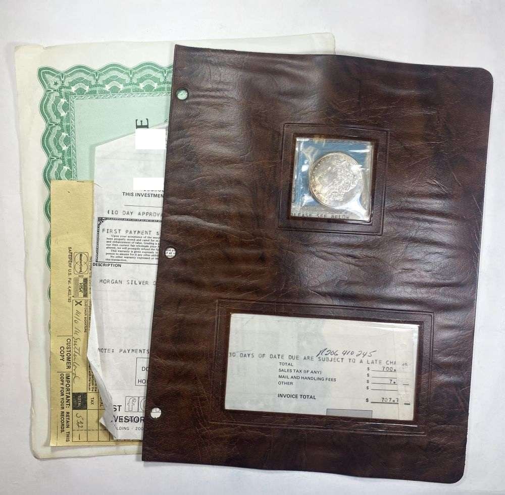 Old Time First Coin Vestors 1887 Morgan Silver Dollar MS67 (1 of 7)