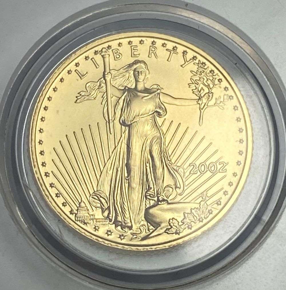 Last Minute! 2002 American $5 Gold Eagle 1/10th ozt (1 of 3)