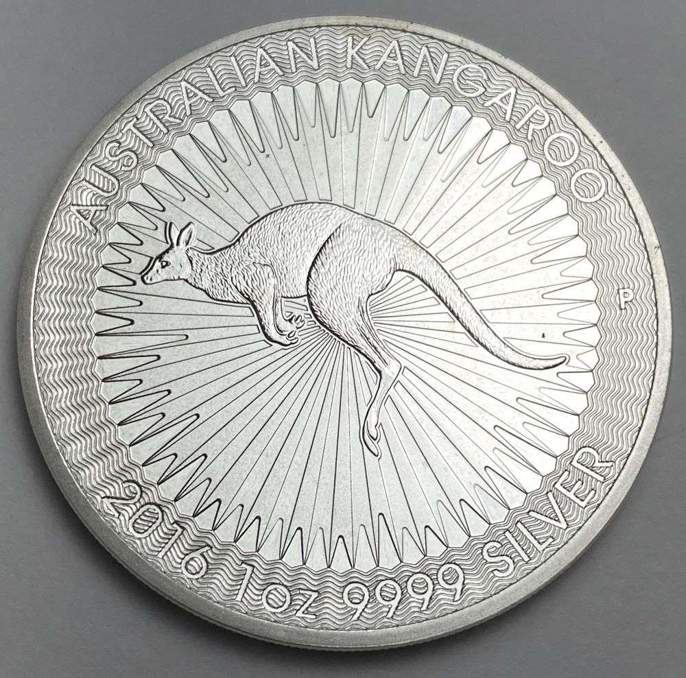 2016-P Australia Kangaroo 1 ozt .9999 Silver Dollar (1 of 2)