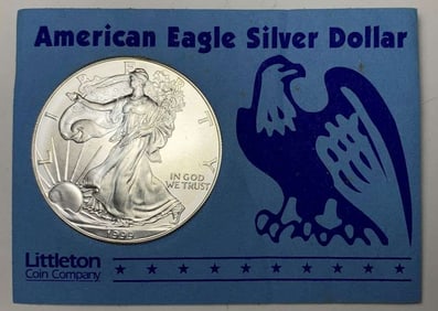 1999 American Silver Eagle Littleton Coin Company