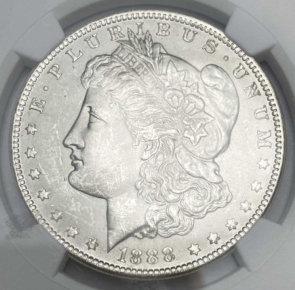 1888 Morgan Silver Dollar NGC MS63 (1 of 4)