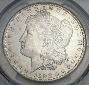 1882-CC Morgan Silver Dollar PCGS MS64