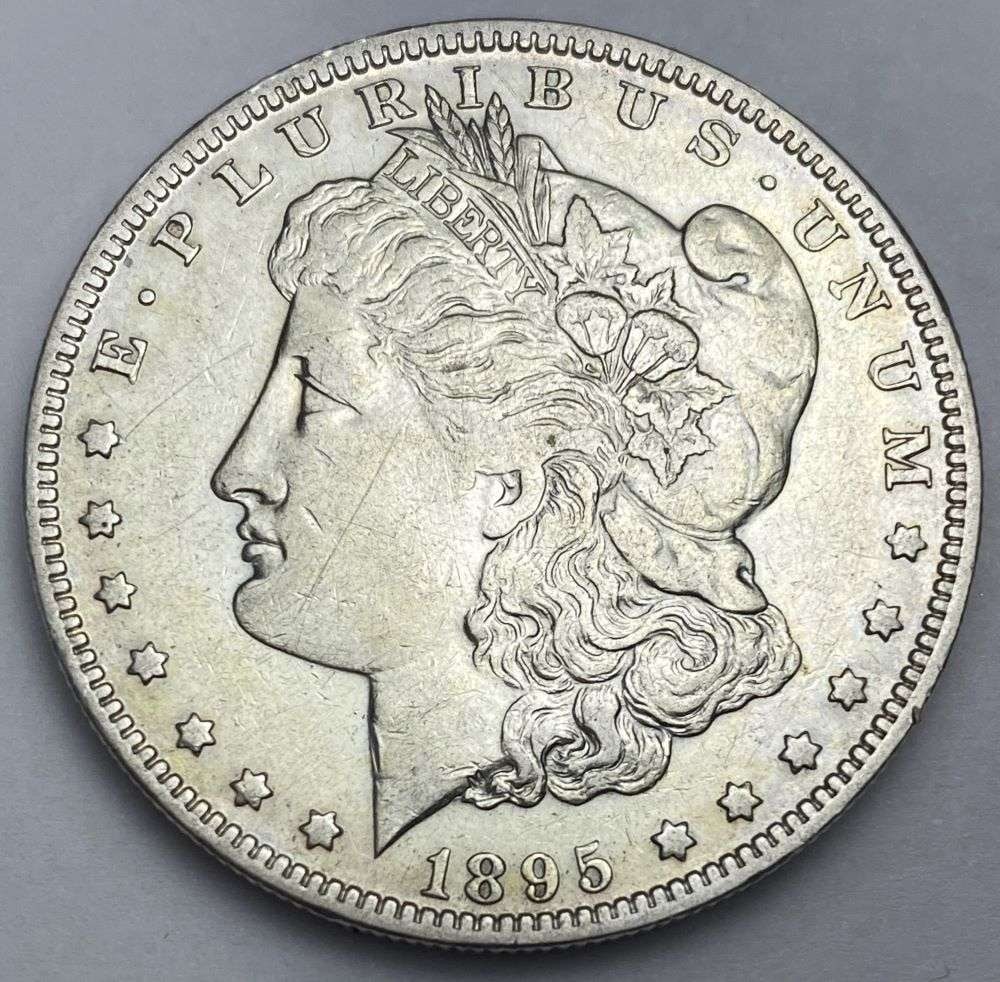 1895-O Morgan Silver Dollar XF Details (1 of 2)
