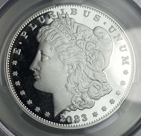 2023-S Morgan Silver Dollar CAC PR70 DCAM First Delivery