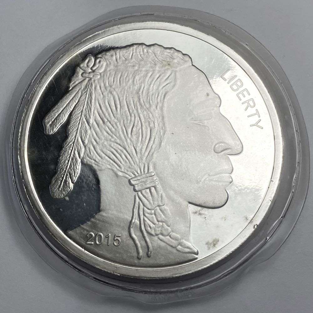 2015 Buffalo 5 ozt Proof .999 Silver (1 of 3)