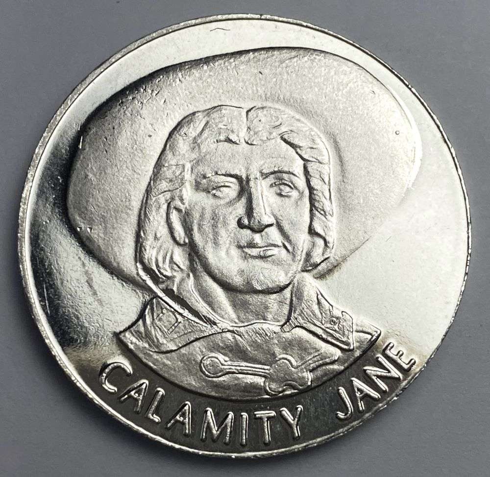 Calamity Jane Buffalo Bill's Resort & Casino .999 Silver: Winner shall receive the exact coin shown here. (RR)