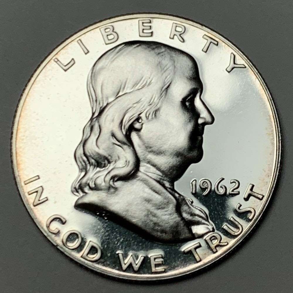 1962 Franklin Silver Half Dollar PF68 (1 of 2)