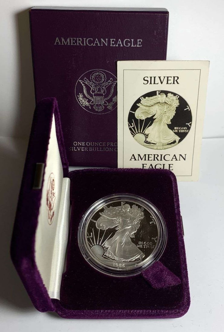 1986-S Proof American Silver Eagle OGP (1 of 4)