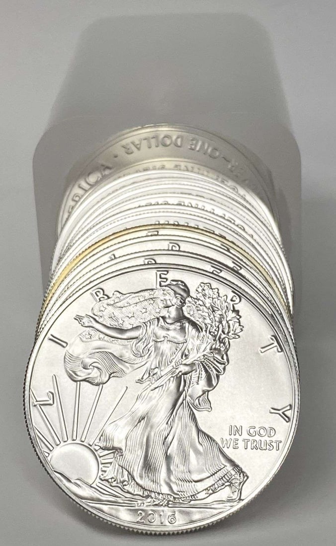 Last Minute! Original Treasury Roll (20) 2016 American Silver Eagle (1 of 4)